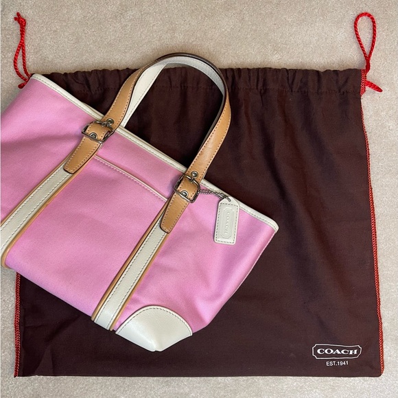 Vintage Coach top handle bag - Picture 8 of 10